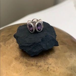 Pandora Purple Oval Lights Charm